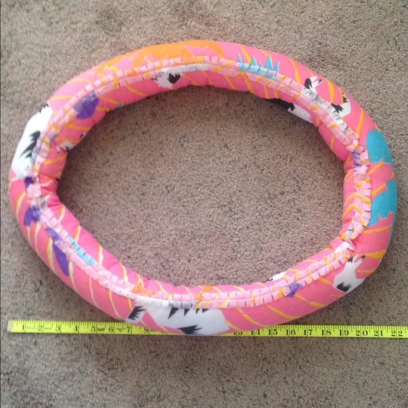 HAND CRAFTED Pink Animal Print Cat Pillow - Picture 3 of 4